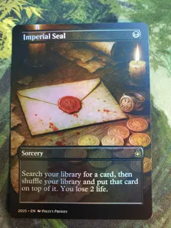 Imperial Seal FOIL Proxy Playtest Card with Custom Illustrated Art Design - Image 5