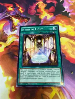 Hymn Of Light DUEA-EN063 Yu-Gi-Oh! Card Light Play 1st Edition - Image 1