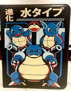 Pokemon TCG Squirtle Family 900 Slot Binder Album Game Card Collectors AuStock - Image 2