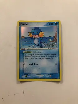 Mudkip 57/100 Holo Reverse Stamped Ex Crystal Guardians Pokemon Card 2006 LP/NM - Image 1