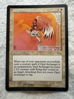 MTG - Opal Archangel - Urza's Saga #23 - NM/LP - Rare - EN - Reg - Image 1