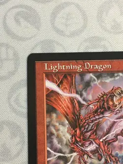 D1211 MAGIC GATHERING URZA'S SAGA LIGHTNING DRAGON #202 MP R MTG - Image 3