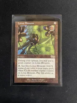 Mtg X1 Lotus Blossom Urza’s Saga Magic The Gathering (Artifact) - Image 1