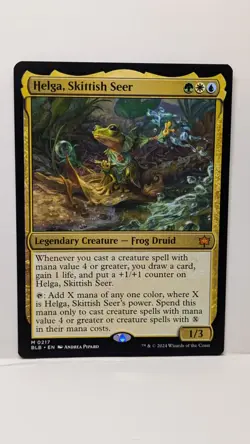 Helga, Skittish Seer Bloomburrow Regular - Image 1