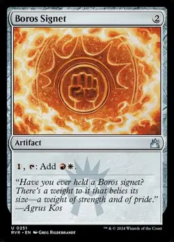 Boros Signet - MTG RVR Ravnica Remastered - NM/MINT - Image 1