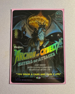 MTG Archon of Cruelty (Showcase) Commander: Duskmourn: House of Horror Foil NM - Image 1