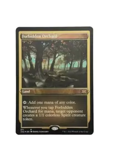 MTG - Etched Foil - Forbidden Orchard - Double Masters 2022 - Mint - Image 1