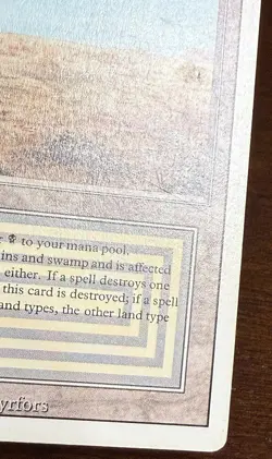 MTG Revised Scrubland - Dual Land Reserved List - Image 3