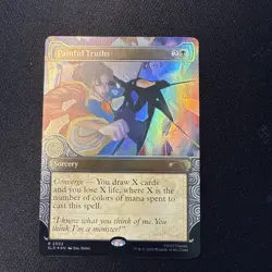 MTG Painful Truths (Rainbow Foil) (2302) | NM Foil | Secret Lair Avatar {SLD} - Image 1