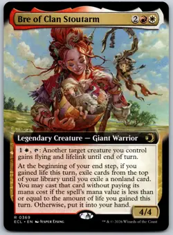 Bre of Clan Stoutarm (Extended Art) R Lorwyn Eclipsed 369 NM - Image 1