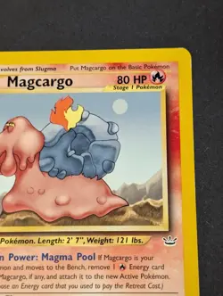 Pokemon TCG Magcargo Neo Revelation 33/64 Regular 1st Edition Uncommon NM Wotc - Image 3