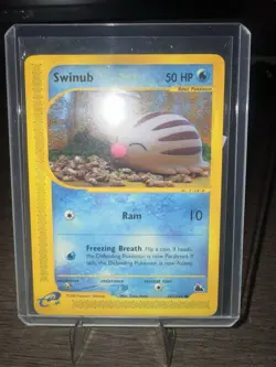 Pokemon Swinub 107/144 2003 Skyridge Common Card NM Condition - Image 1
