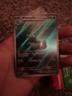 Pokemon TCG Wartortle Scarlet & Violet 151 Card Holo IR 171/165 NM - Image 1