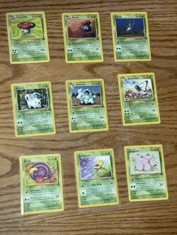 Vintage Pokemon Binder Collection Base Set NM-HP Condition 1999 WOTC TCG Lot #9 - Image 1