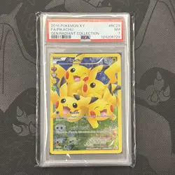 2016 POKEMON XY GENERATIONS RADIANT COLLECTION #RC29 FULL ART/PIKACHU PSA 7 - Image 1