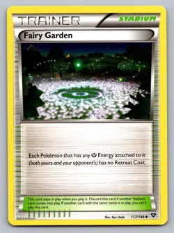 Pokemon TCG XY Base Set Fairy Garden #117 - Image 1