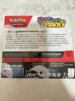 NEW Pokemon Scarlet & Violet Surging Sparks Booster Box 36 Packs(Sealed) - Image 2
