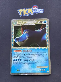 Pokemon TCG Feraligatr Heartgold Soulsilver 108/123 Prime Rare MP. - Image 1