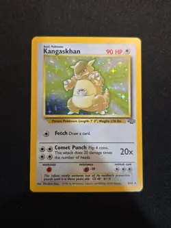Pokemon Jungle Holo Lot (3) Clefable Kangaskhan Venomoth Vintage WOTC Excellent - Image 3