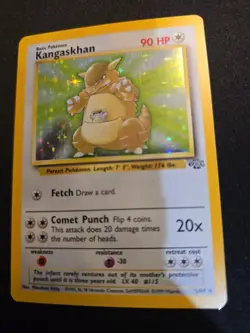 Pokemon Jungle Holo Lot (3) Clefable Kangaskhan Venomoth Vintage WOTC Excellent - Image 4