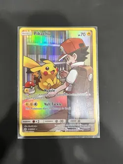 Pokemon Pikachu 241/236 Alt Art Secret Rare Cosmic Eclipse Sun & Moon - Image 1