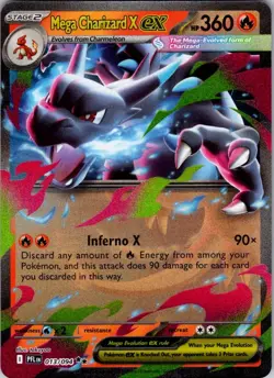 Pokemon TCG Mega Charizard X ex 13/94 Phantasmal Flames Double Rare - Image 1