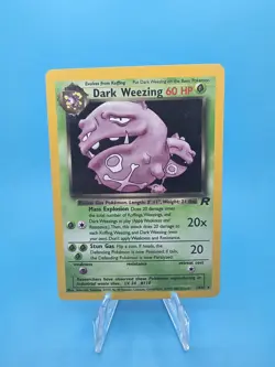 Pokemon TCG Team Rockets Dark Weezing Holo 14/82 Unlimited - Image 1