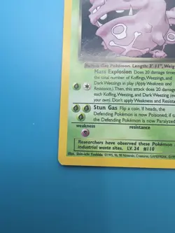 Pokemon TCG Team Rockets Dark Weezing Holo 14/82 Unlimited - Image 5