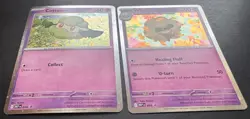Cottonee MEP 018 Whimicott MEP 019 Cosmo Promo set Phantasmal Flames Pokemon NM - Image 2