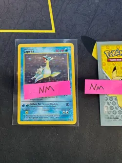 Pokemon Card Lapras Fossil Unlimited Holo Rare WOTC Vintage 10/62 052 💎NM💎 - Image 1