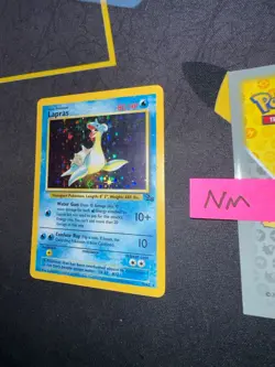 Pokemon Card Lapras Fossil Unlimited Holo Rare WOTC Vintage 10/62 052 💎NM💎 - Image 4