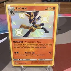 Pokemon TCG - Lucario SV22/SV94 - Sun & Moon Hidden Fates - Image 1