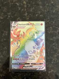 Pokemon TCG Charizard VMAX Champions Path Full Art Rainbow - Image 1