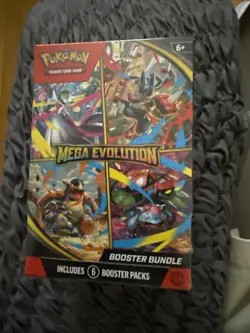 Pokemon TCG: Mega Evolution Booster Bundle 6 Booster Pack - Image 1