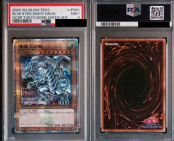 PSA9 Blue-Eyes White Dragon TD02-JP001 Tokyo Dome Promo 25th Secret Rare Yugioh - Image 2