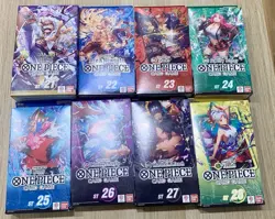 ONE PIECE ENGLISH TCG: Starter Deck Bundle ST21-22-23-24-25-26-27-28 English - Image 1