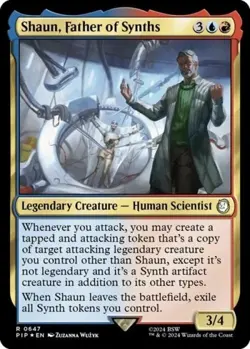 Shaun, Father of Synths (Surge Foil) -Foil Near Mint MTG pack fresh - Image 1