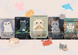 10 Mana Rocks - Mox Diamond, Grim Monolith Cute Custom Full Art Game Card - Image 3