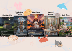 10 Shock Lands - Cute Custom Full Art Game Card - Image 2