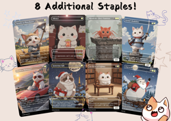 18 White Commander EDH Staples - Smothering Tithe Cute Custom Full Art Game Card - Image 2