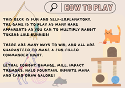 Baylen Hare Apparent Commander EDH Deck + 8 Free Tokens Full Art Card - Image 2