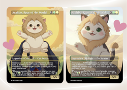 Arahbo Cat Tribal Commander EDH Deck + 14 Free Tokens Full Art Card - Image 2