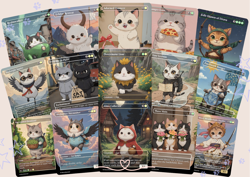 Arahbo Cat Tribal Commander EDH Deck + 14 Free Tokens Full Art Card - Image 5