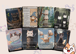 18 Utility Land Bundle - Urza's Saga, Cute Custom Full Art Game Card - Image 4