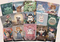 Rin and Seri Cat Dog Commander EDH Deck + 8 Free Tokens Full Art Card - Image 4