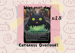 18 Slime Against Humanity - MTG Cute Custom Full Art Game Card - Image 1