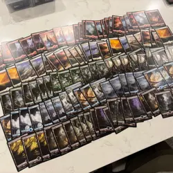 Magic the Gathering MTG Battle For Zendikar 120 Card Lot LP Full Art Basic Land - Image 1