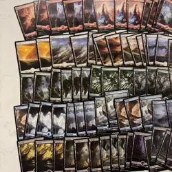 Magic the Gathering MTG Battle For Zendikar 120 Card Lot LP Full Art Basic Land - Image 2