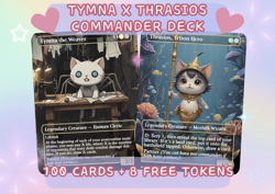 Tymna x Thrasios Commander EDH Deck + 8 Free Tokens Full Art Card - Image 1