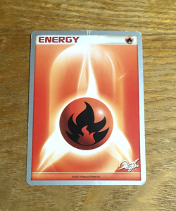 2008 Pokemon World Championships Fire Energy Pokemon Card - Image 1
